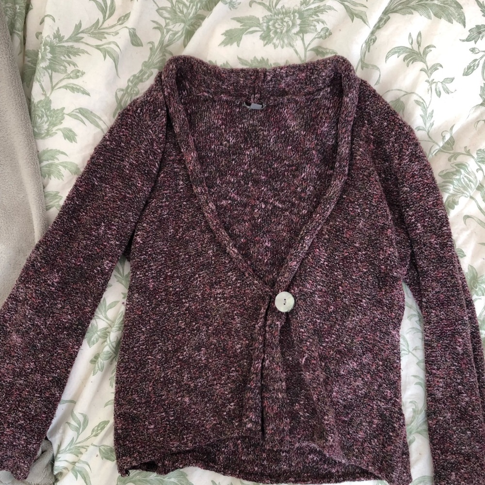 JJill Petite single button cardigan